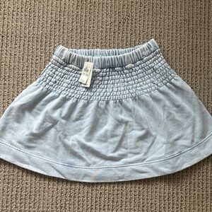 Aerie Soft Blue Skater Skirt